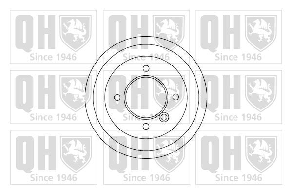 QUINTON HAZELL Тормозной барабан BDR112